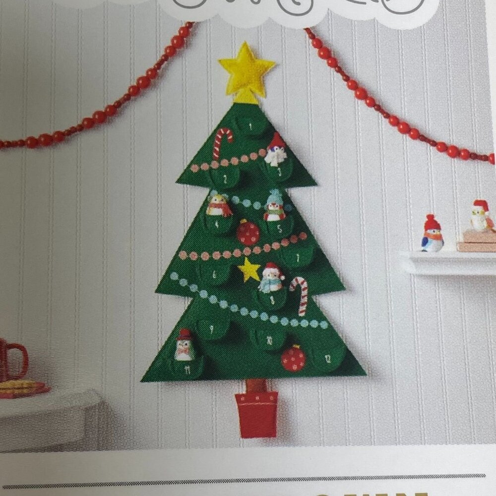 Target 31" Featherly Friends™ Christmas Tree Hanging Fabric Countdown Calendar